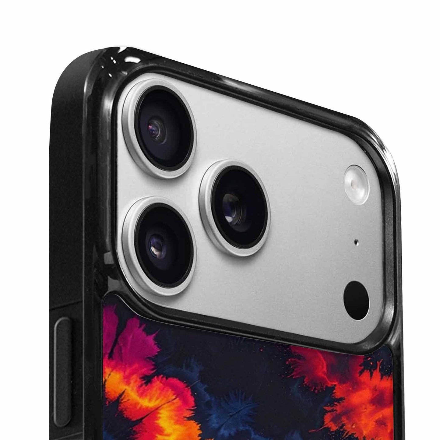 iPhone 17 Pro Case — Tie Dye Dark Art Seamless Tie, Unique Phone Case Design