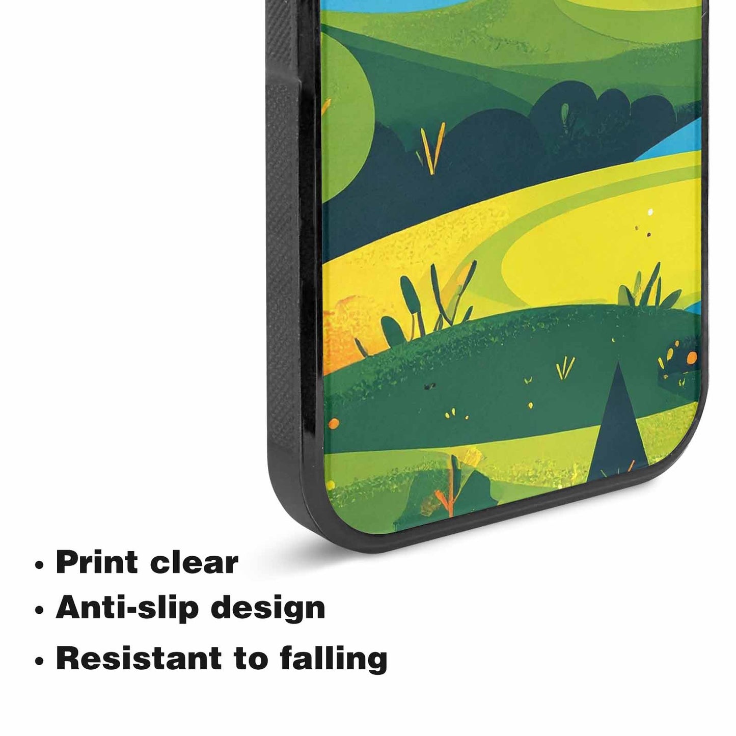 iPhone 15 Plus Case — Golf Cartoon Art Pattern, Custom Print Case Cover