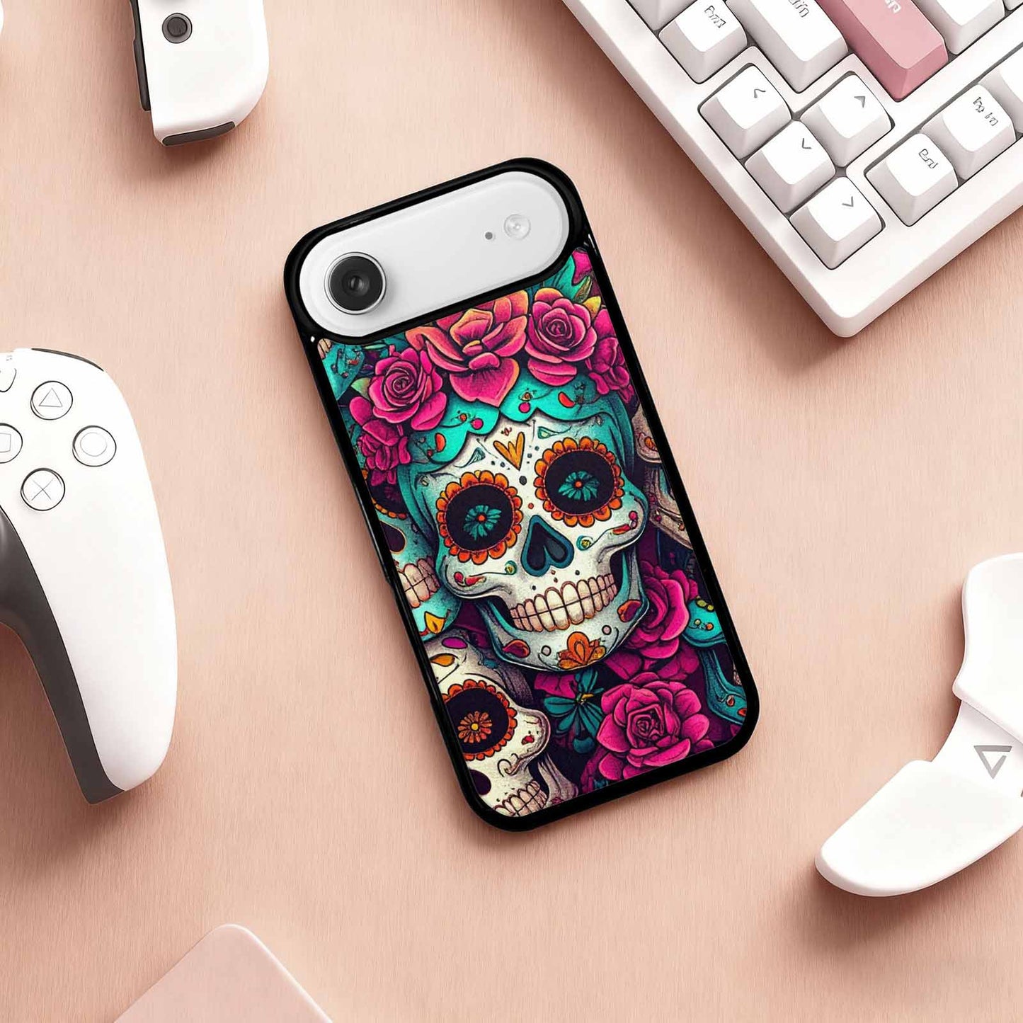 iPhone 17 Air Case — Skull Dark Art Gothic Print Gothic, Customized Protective Case