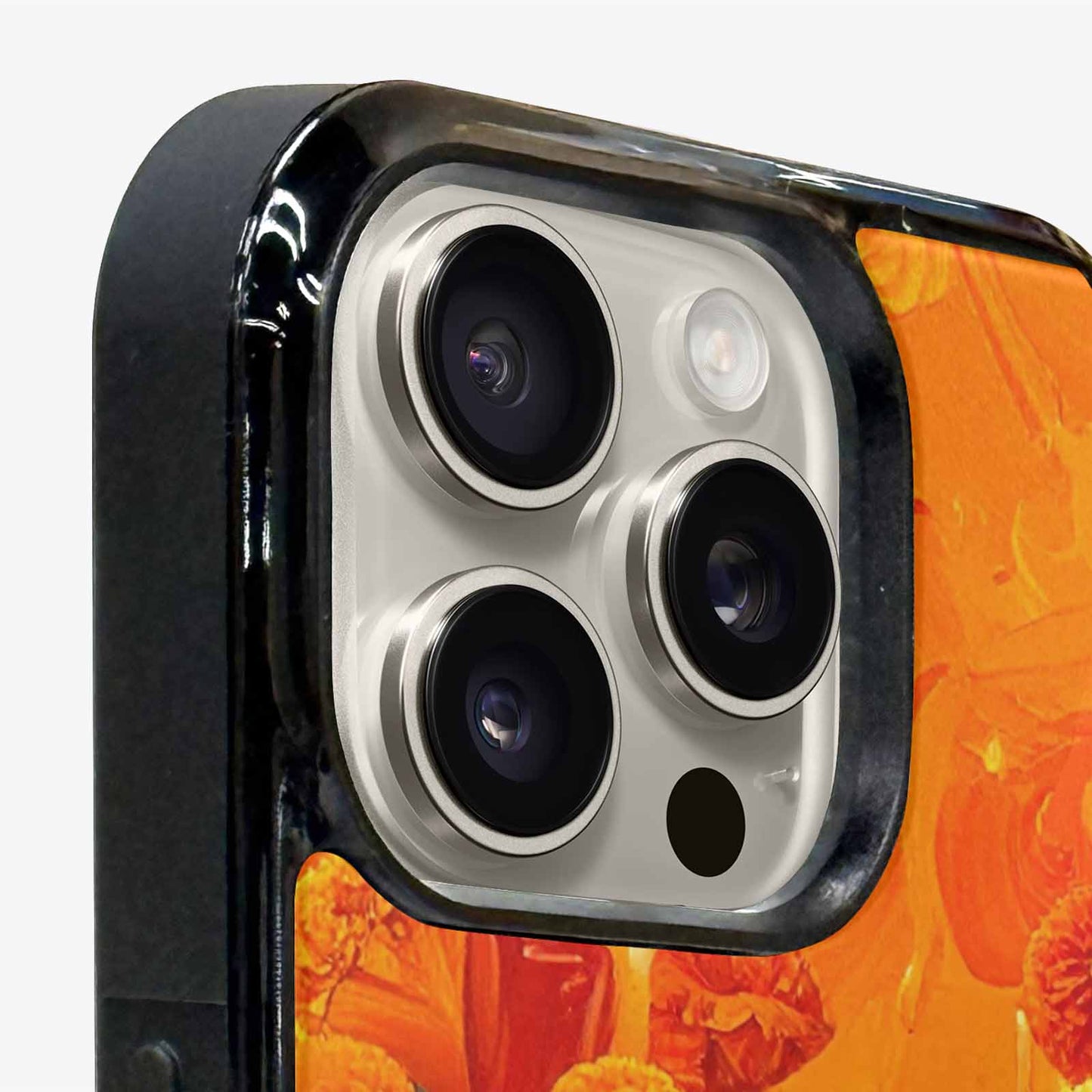iPhone 16 Pro Case — Marigold Day Of The Dead Marigold, Custom Made Phone Cover