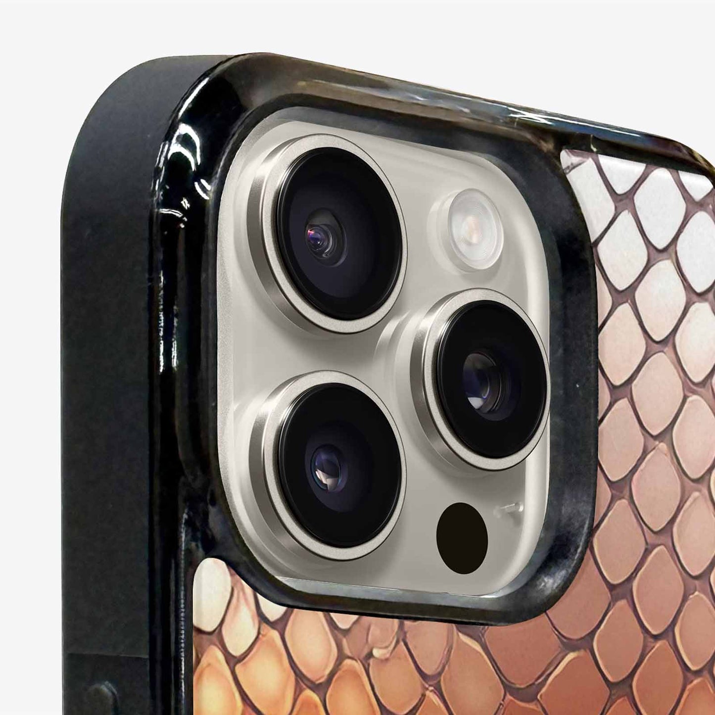 iPhone 16 Pro Max Case — Dark Snake Print Custom, Custom Printed Phone Case