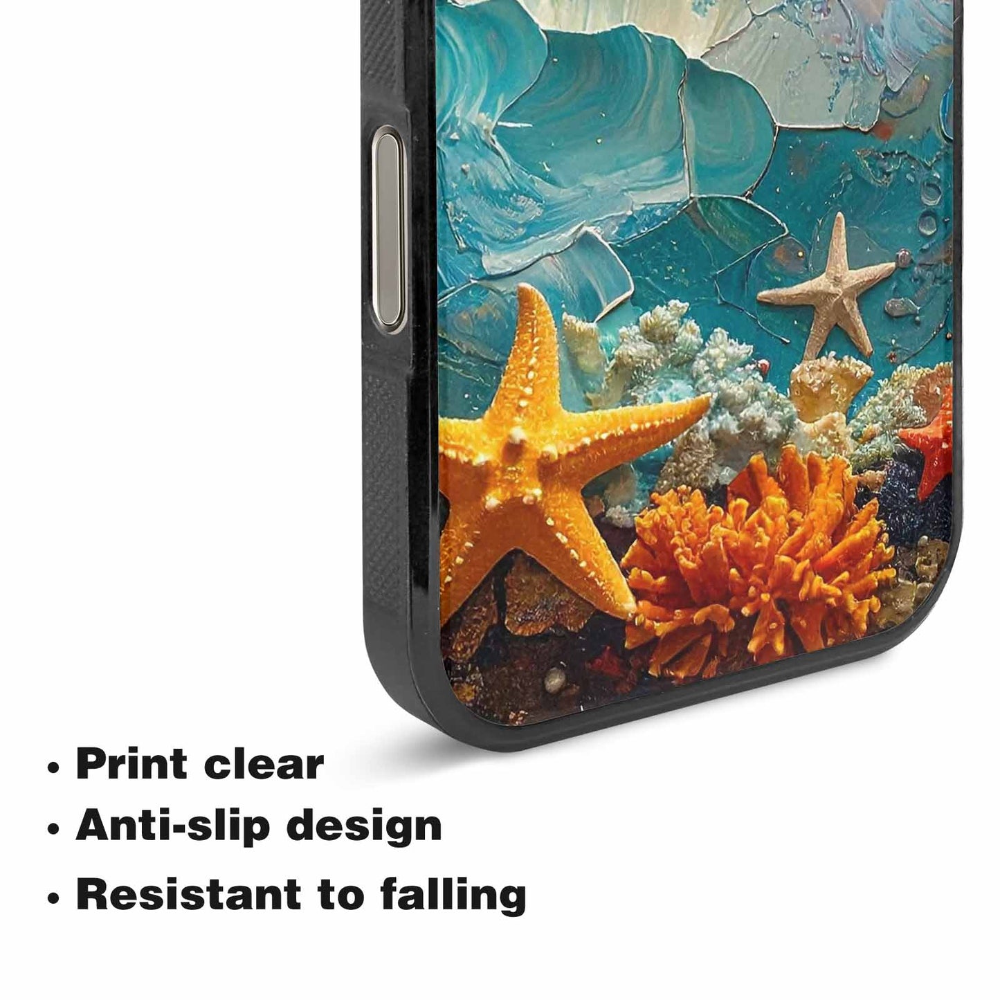 iPhone 16 Pro Max Case — Starfish Cluster Starfish Cluster Pattern Hundreds, Personalized Phone Case