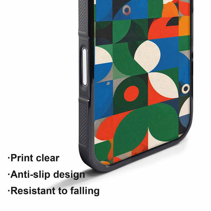 iPhone 17 Pro Case — Memphis Art Pattern Retro Vintage, Original Design Phone Case