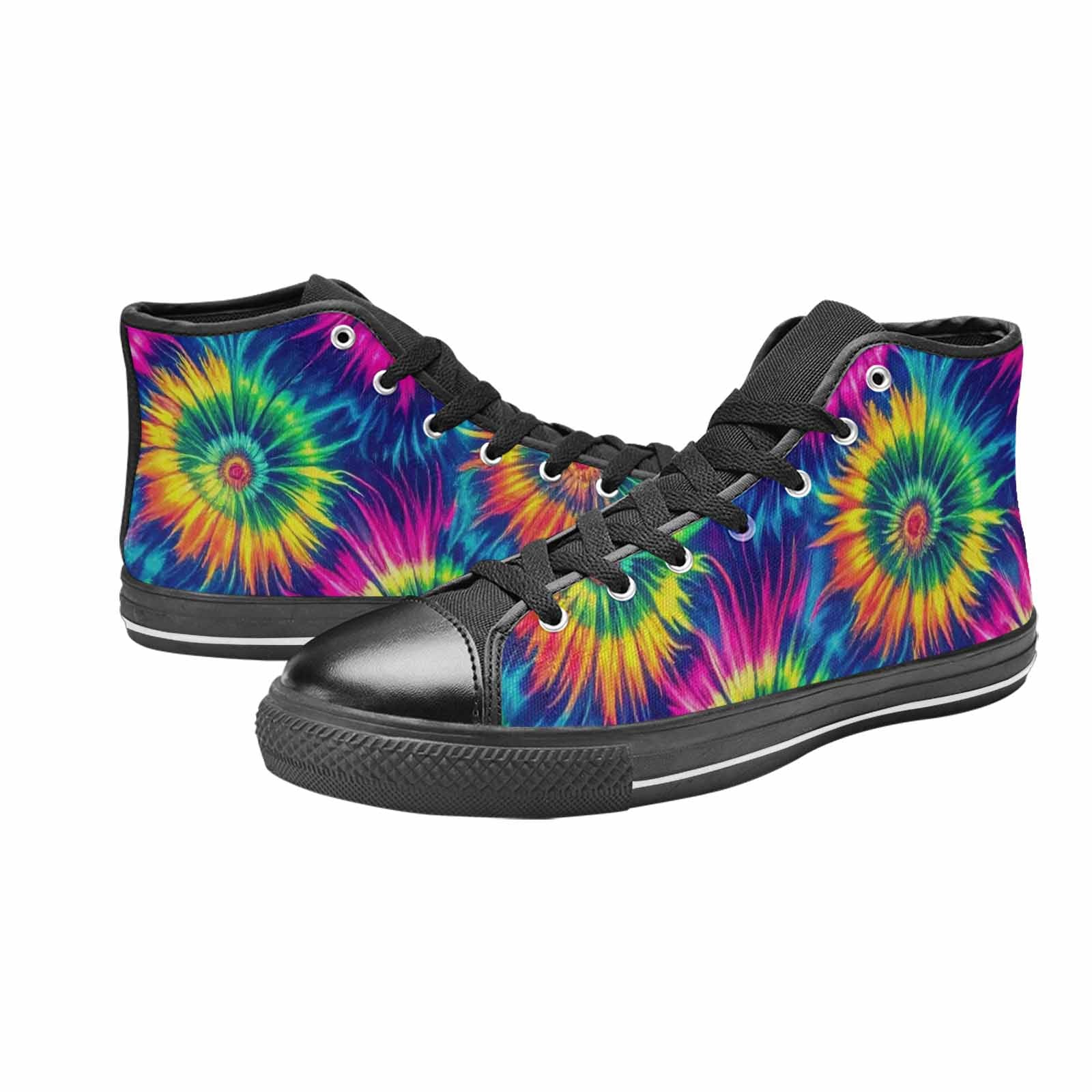 MEN'S Tie Dye - High Top Canvas Y2K Sneakers