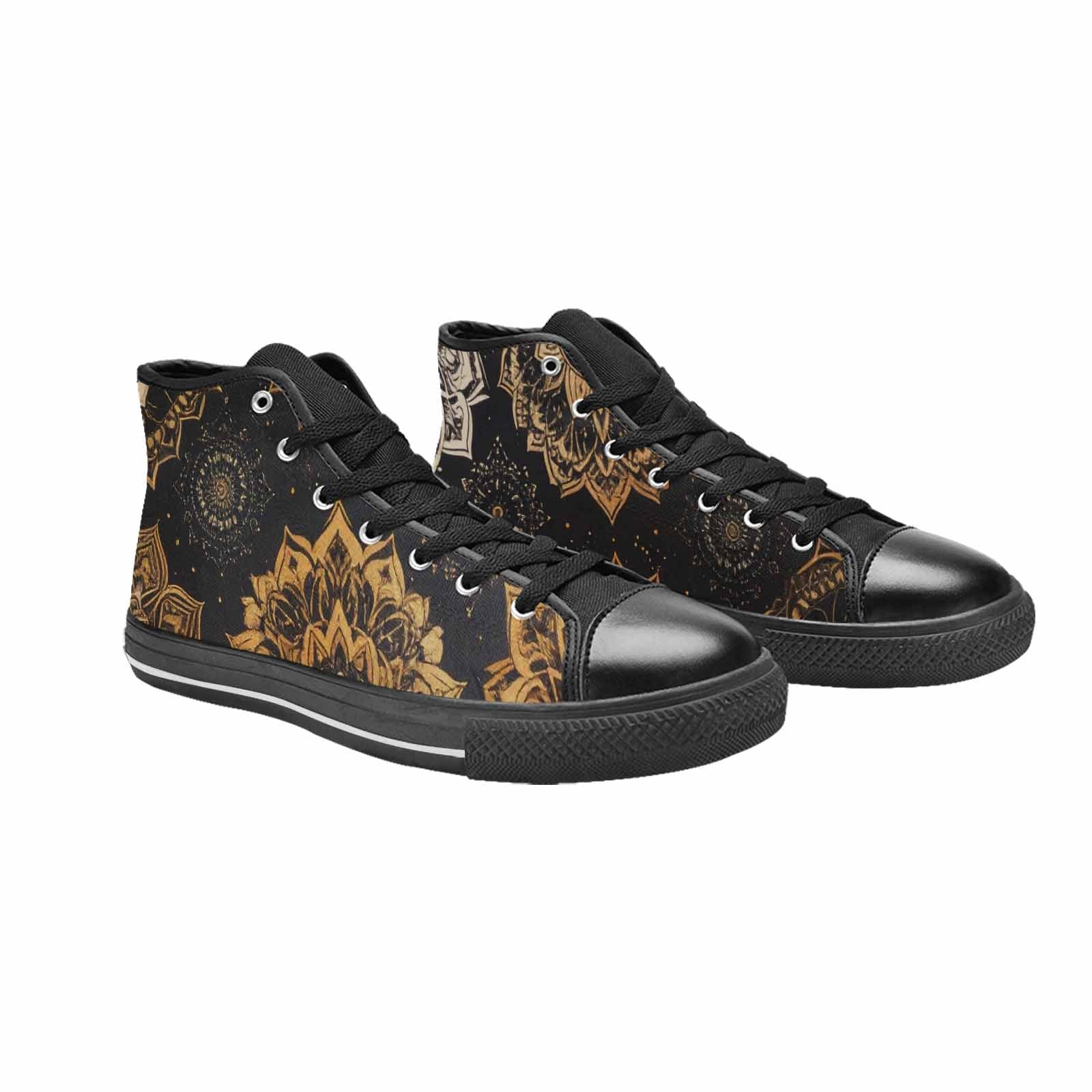 MEN'S Mandala High Top Canvas Vivid Sneakers