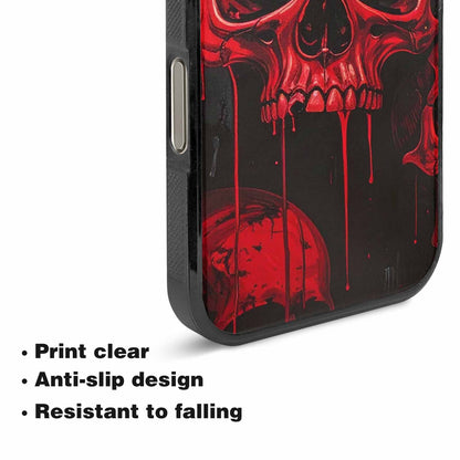 iPhone 16 Pro Case — 1000\'s Of Skulls Overlapping Eachother Everywhere, Custom Art Phone Cover