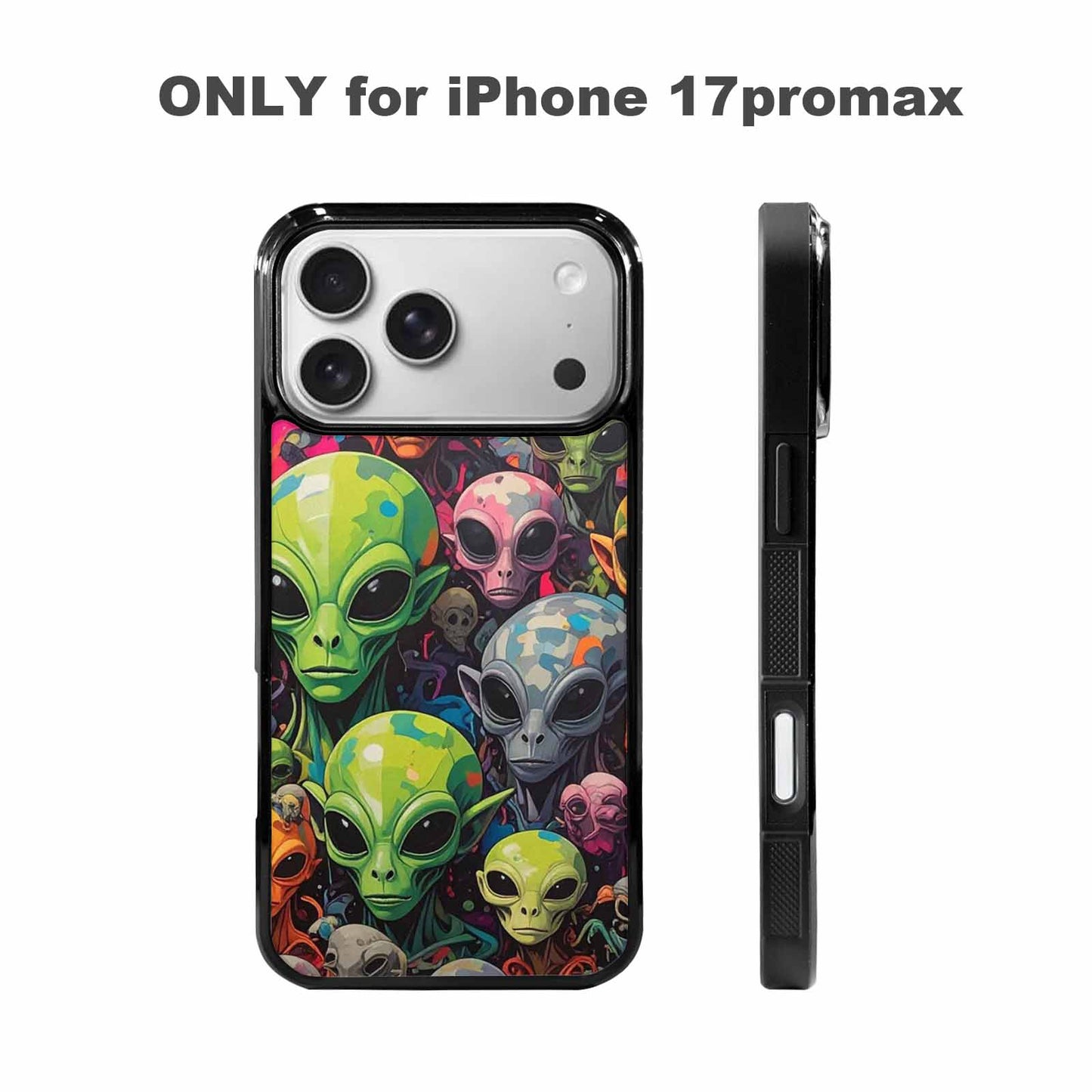iPhone 17 Pro Max Case — Aliens Camo Aliens Alien Scifi, Custom Print Case Cover