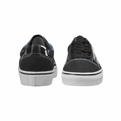 WOMEN'S Skull Roses Lace-Up Canvas Cottagecore Custom Sneakers