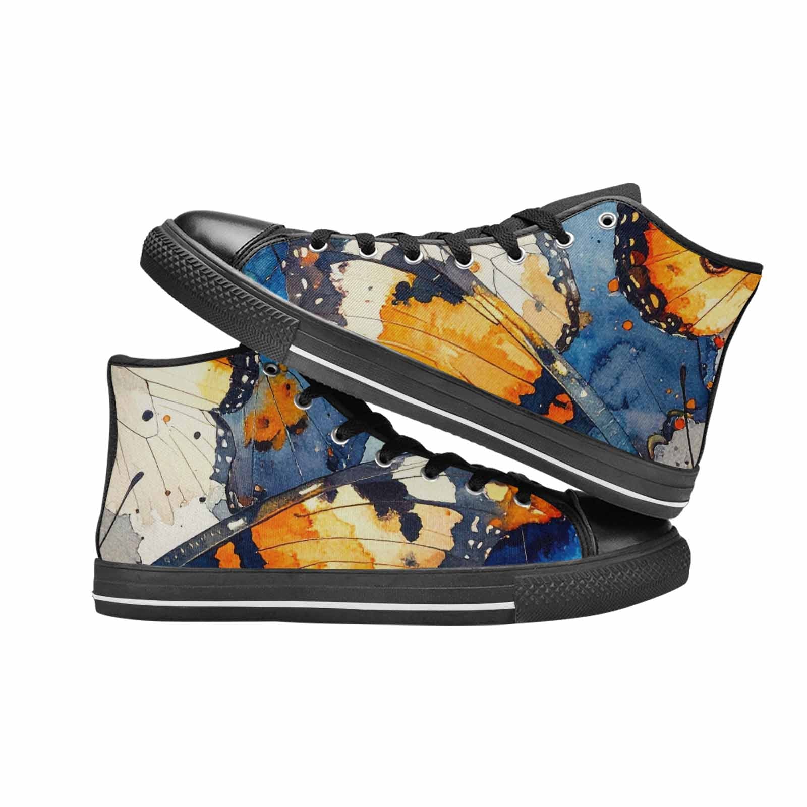 MEN'S Butterfly Wing High Top Canvas Y2K Custom Shoes
