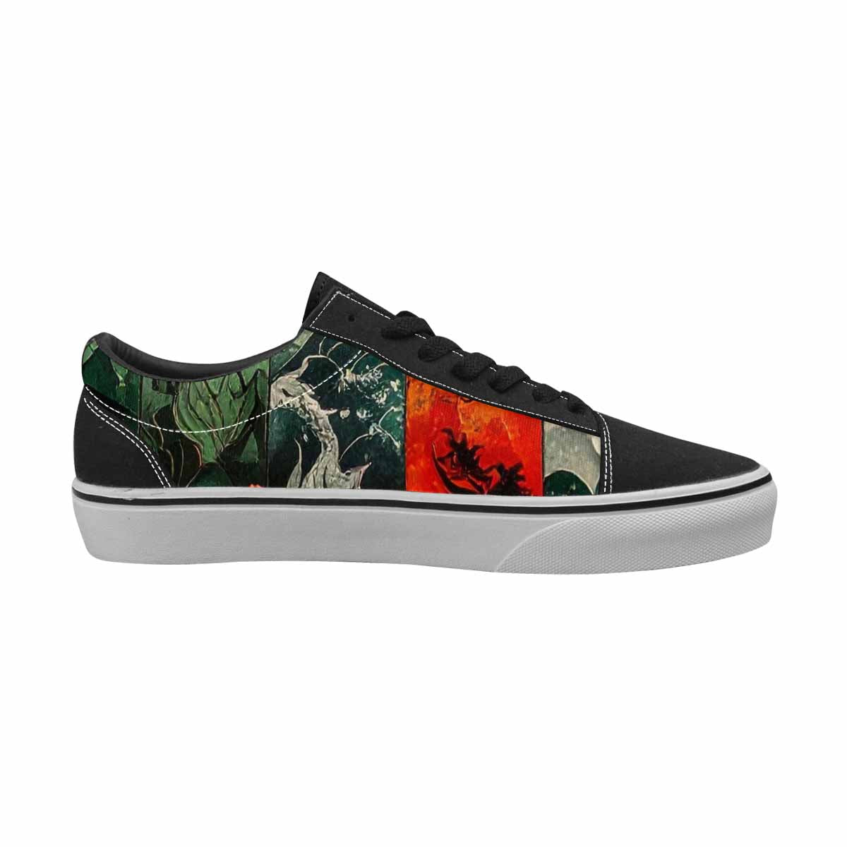 WOMEN'S Dragon Scale Fantasy Canvas Lace-Up Cottagecore Custom Shoes