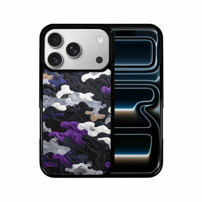 iPhone 17 Pro Case — Vivid Camo Asexual Pride Camo, Custom Art Phone Cover