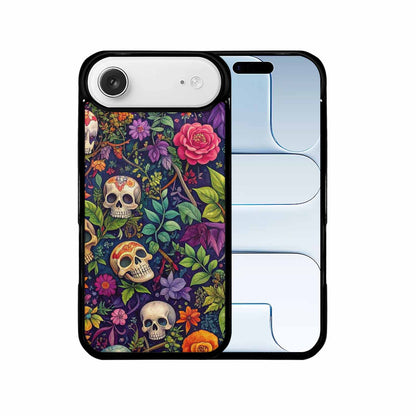 iPhone 17 Air Case — Skulls Botanicalskulls Pattern Owv Gothic Skulls, Custom Art Phone Cover