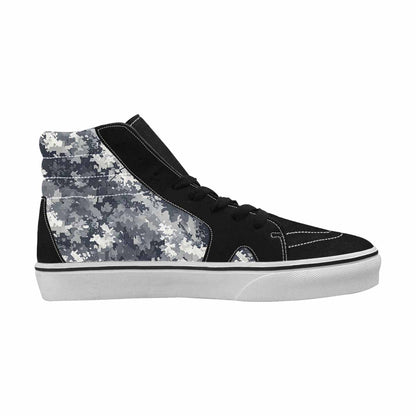 MEN'S Military Camouflage Blotch High Top Canvas Dark Academia Custom Shoes