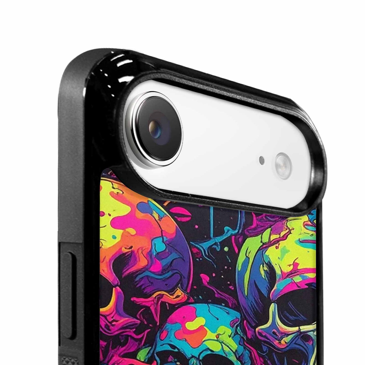 iPhone 17 Air Case — Of Skulls Digital Camo Drip Gothic, Custom Printed Phone Case