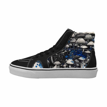 MEN'S Mushrooms (general) High Top Canvas Grunge Shoes
