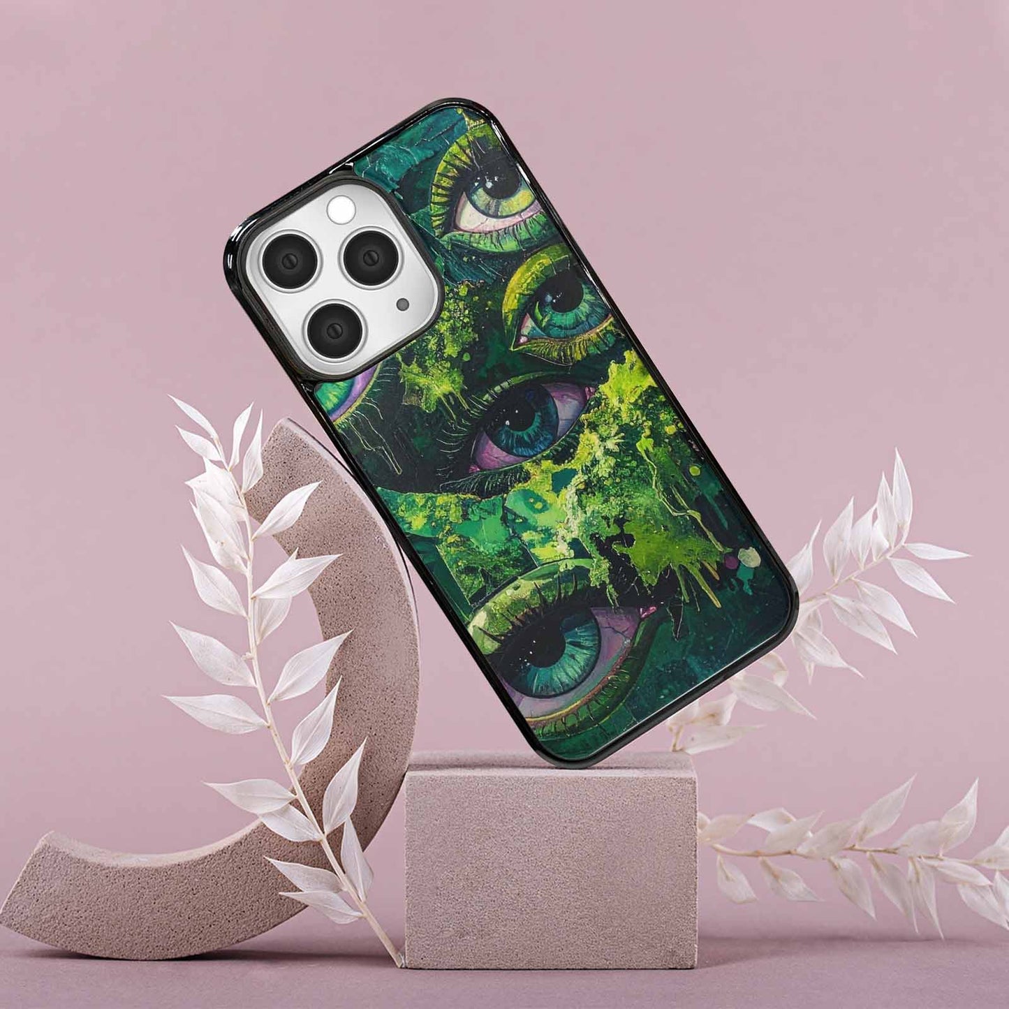 iPhone 15 Pro Max Case — Reptile Eye Cartoon, Personalized Phone Case