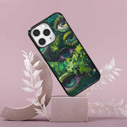 iPhone 15 Pro Max Case — Reptile Eye Cartoon, Personalized Phone Case