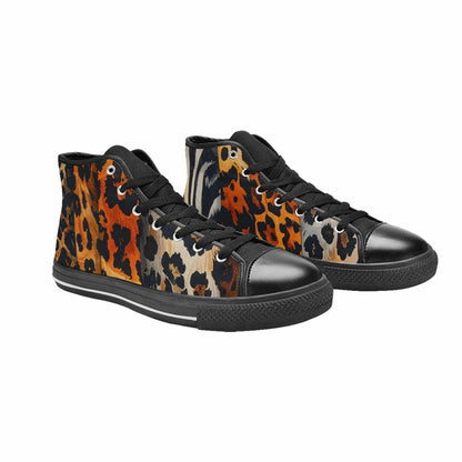WOMEN'S Animal Print High Top Canvas Y2K Sneakers