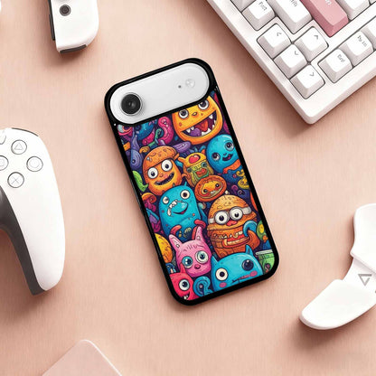 iPhone 17 Air Case — Small Cartoon Monster Character Pattern Cartoon, Custom Print Case Cover
