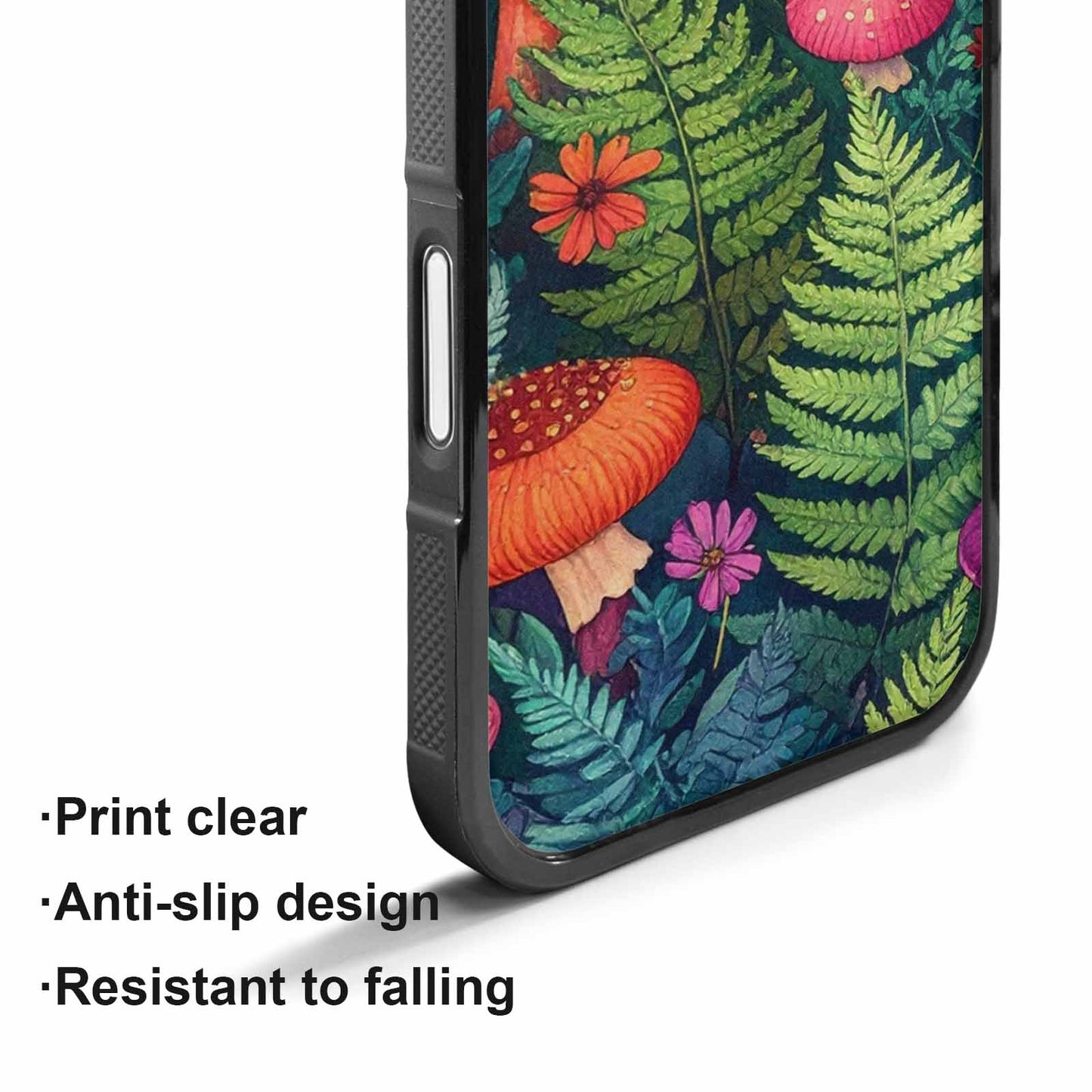 iPhone 17 Case — Mushrooms Botanicalmushrooms P Vyl Floral, Customized Protective Case