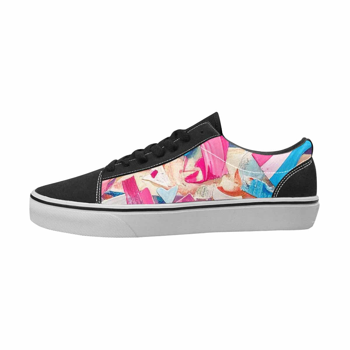 MEN'S Pride Canvas Statement Kaleidoscope Custom Art Shoes