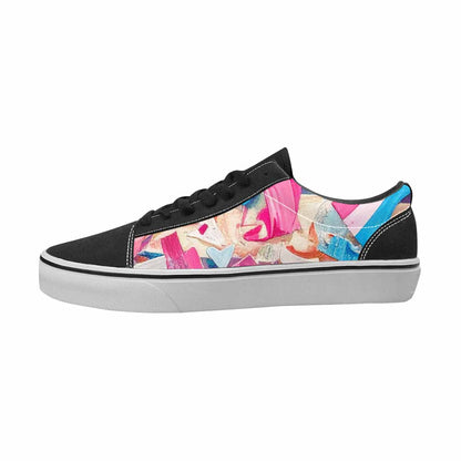 MEN'S Pride Canvas Statement Kaleidoscope Custom Art Shoes