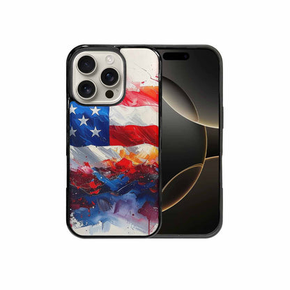 iPhone 16 Pro Case — Usa Flag Stars And Stripes Art, Original Design Phone Case