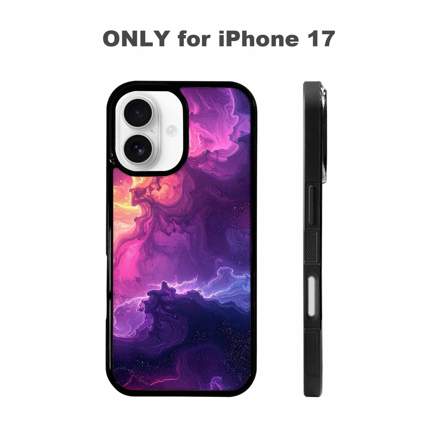 iPhone 17 Case — Galaxy Nebula Art Seamless Galaxy Space, Unique Phone Case Design