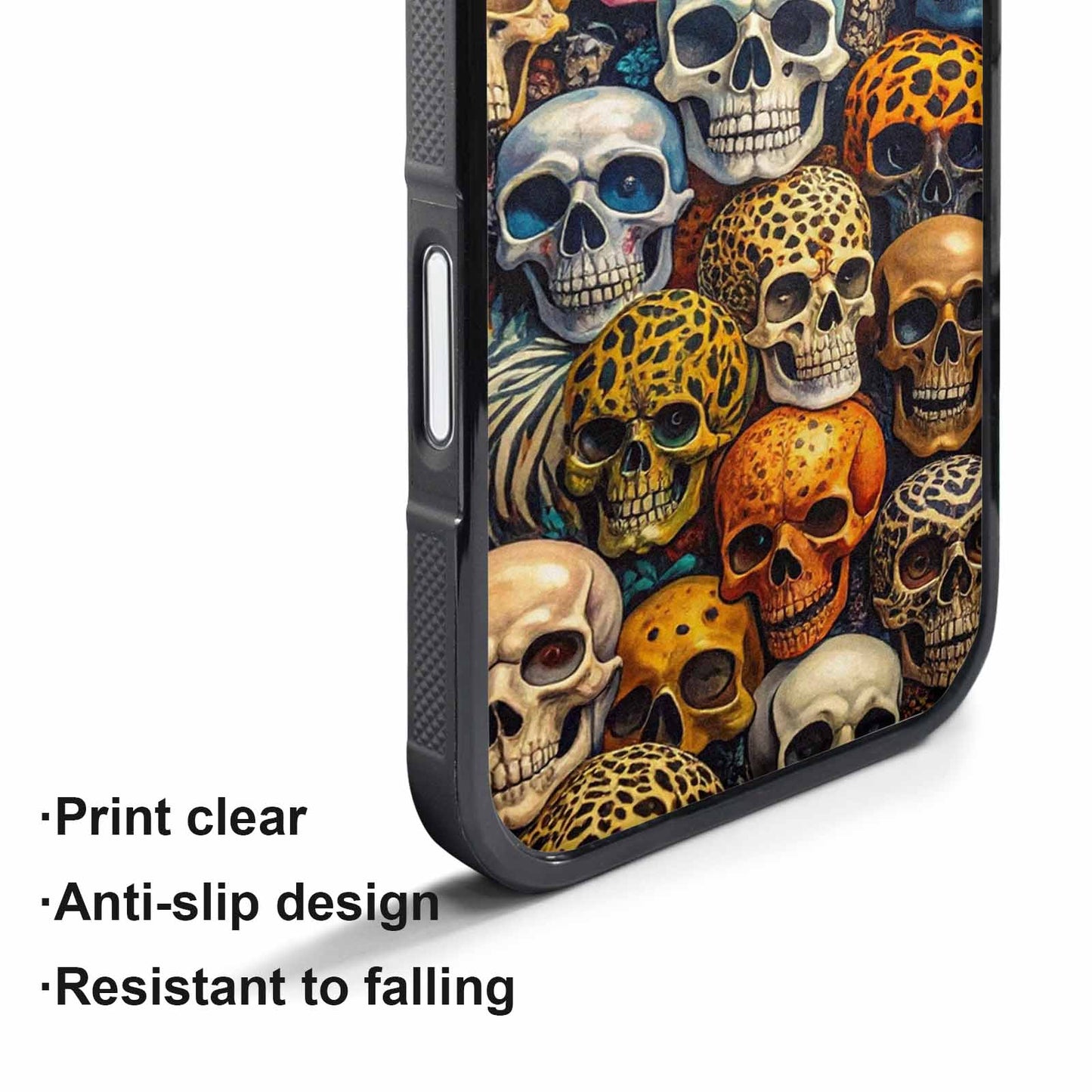 iPhone 17 Air Case — Skulls Pattern Hundreds Of Sma Gothic, Custom Art Phone Cover