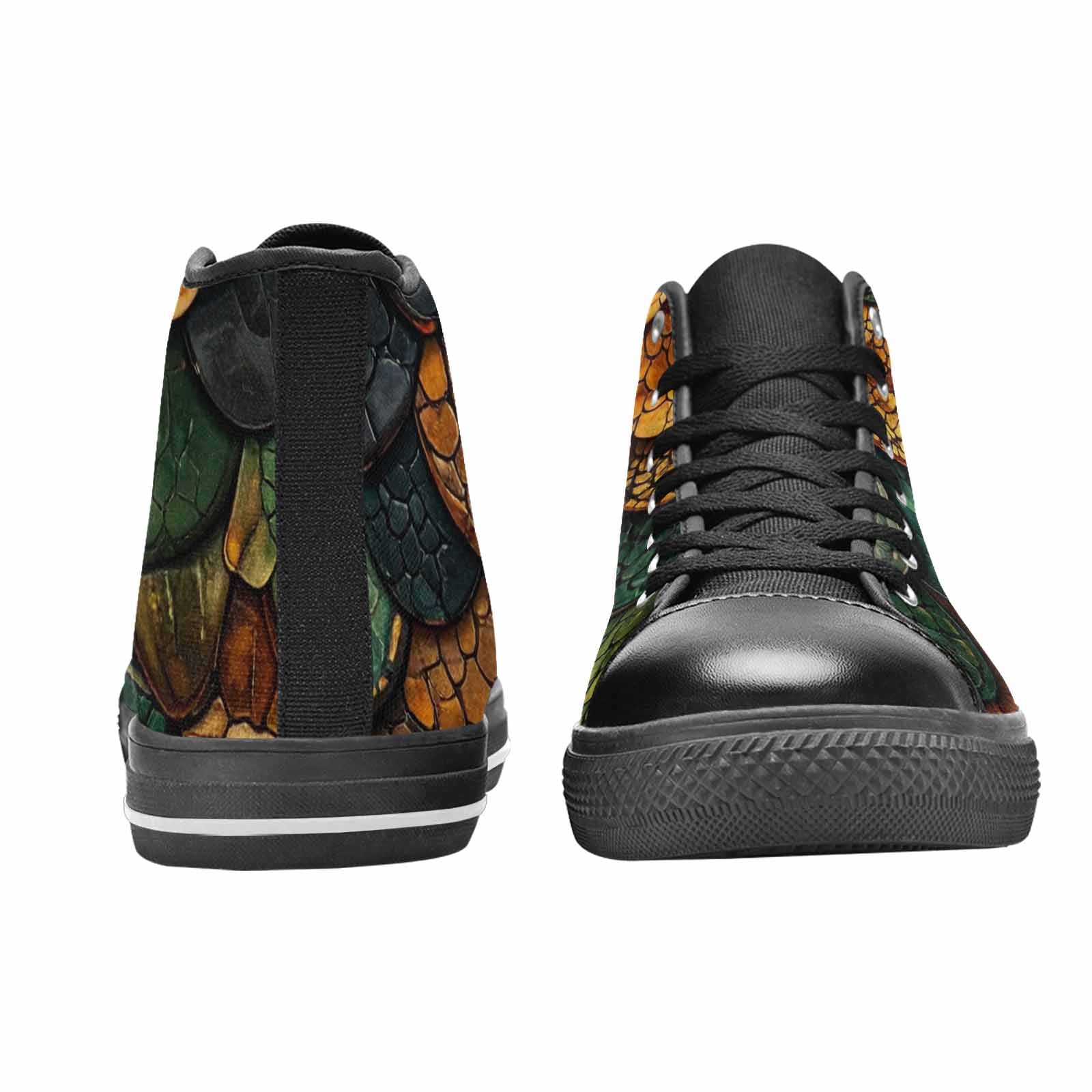MEN'S Snake Skin Reptile High Top Canvas Y2K Shoes