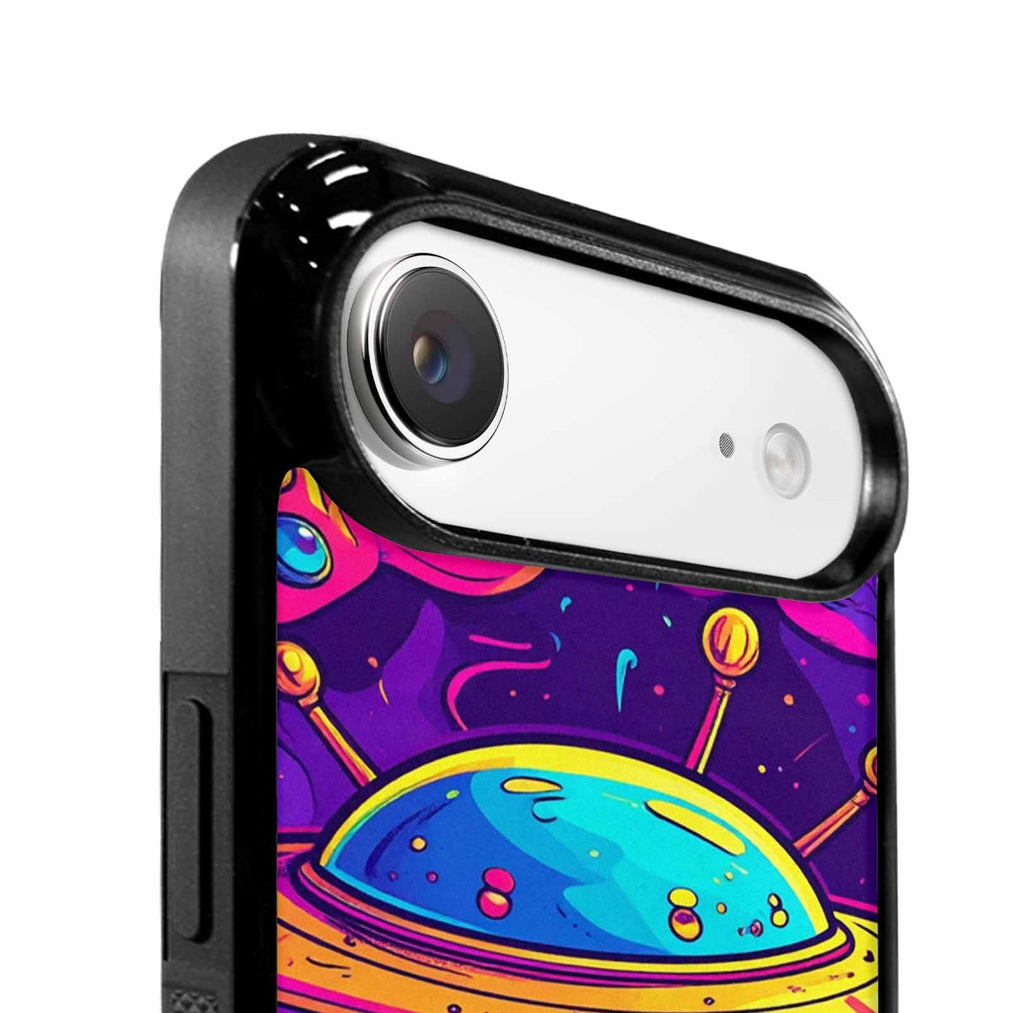 iPhone 17 Air Case — Alien Ufo Cartoon Art Pattern Alien, Customized Protective Case