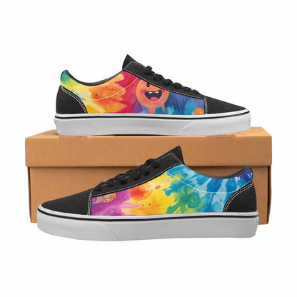 WOMEN'S Smiley Facessmiley Faces  Lace-Up Canvas Dreamlike Shoes