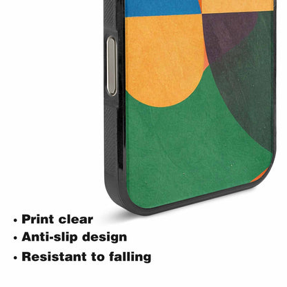 iPhone 16 Pro Max Case — 1990s Memphis Art Pattern, Customized Protective Case