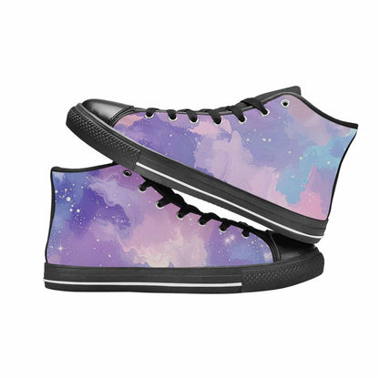 MEN'S Galaxy Art - High Top Canvas Wallpaper Art Shoes