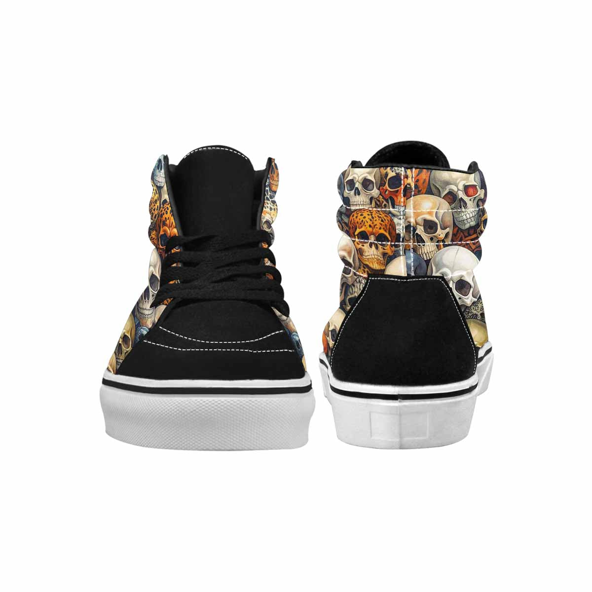 MEN'S Skulls High Top Canvas Y2K Custom Shoes