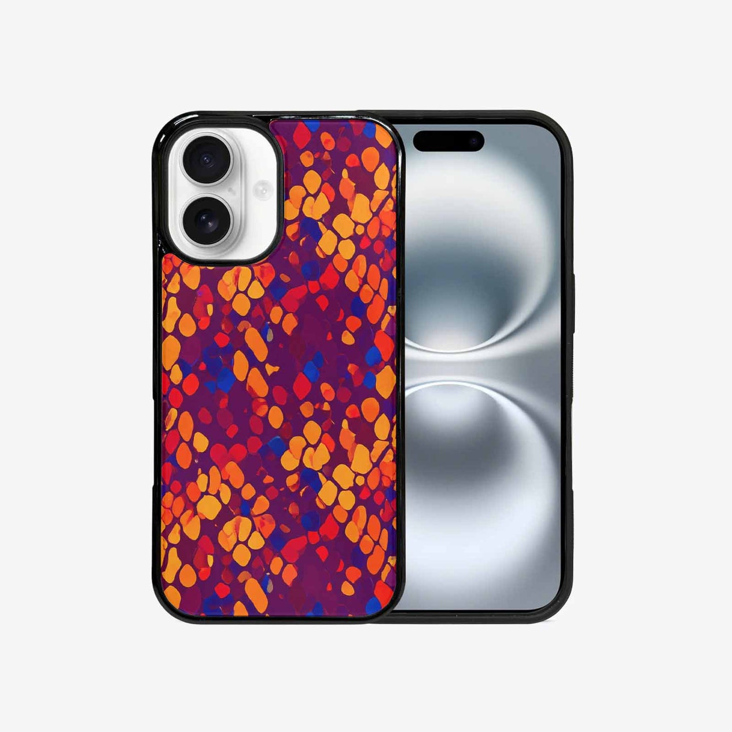 iPhone 16 Case — Dark Snake Print Custom, Custom Phone Case
