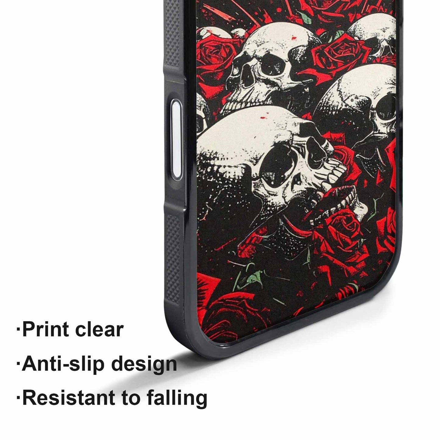 iPhone 17 Pro Max Case — Skull Dark Art Gothic Print Gothic, Custom Made Phone Cover
