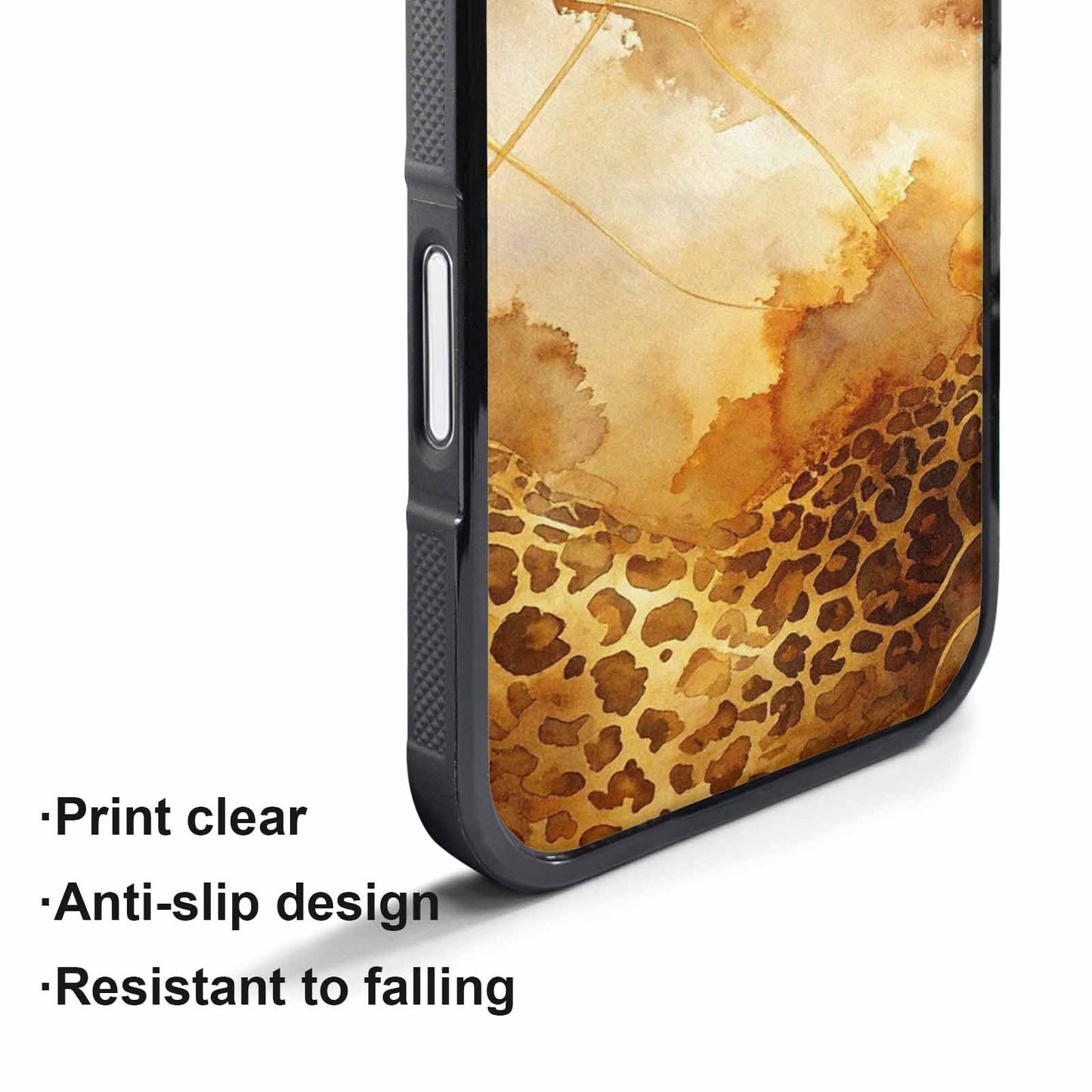 iPhone 17 Pro Max Case — Animal Print Leopard Wallpaper Animal Print, Customized Protective Case