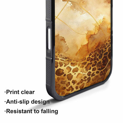 iPhone 17 Pro Max Case — Animal Print Leopard Wallpaper Animal Print, Customized Protective Case