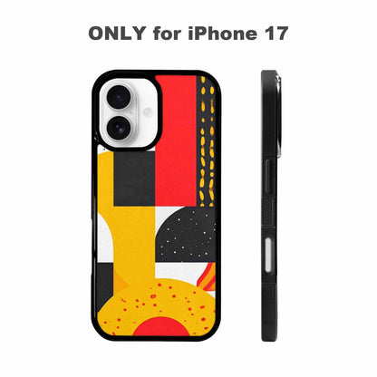 iPhone 17 Case — Memphis Art Pattern Retro Vintage, Custom Designed Case Cover