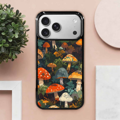 iPhone 17 Pro Max Case — Mushrooms Camomushrooms Patter Snn Camo, Custom Made Phone Cover