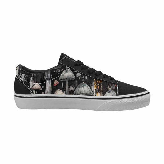 MEN'S Rainbow Drip Mushrooms Lace-Up Canvas Surreal Shoes