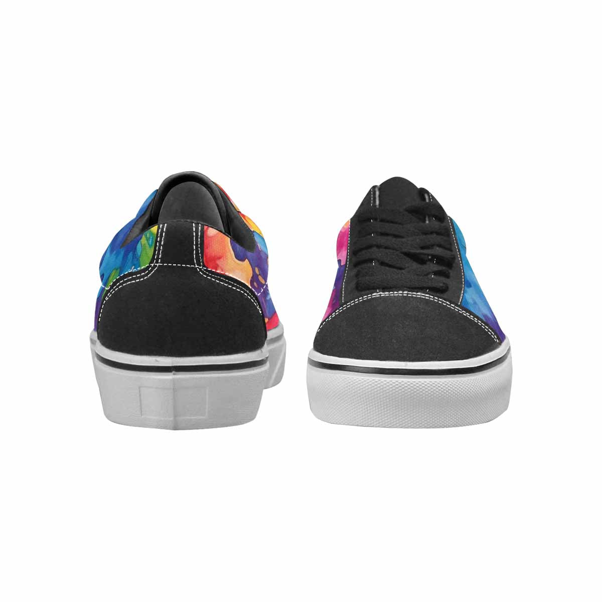 WOMEN'S Smiley Facessmiley Faces  Lace-Up Canvas Neon Fantasy Shoes