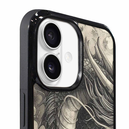iPhone 17 Case — Retro Dragons Flame Retro Vintage, Original Design Phone Case