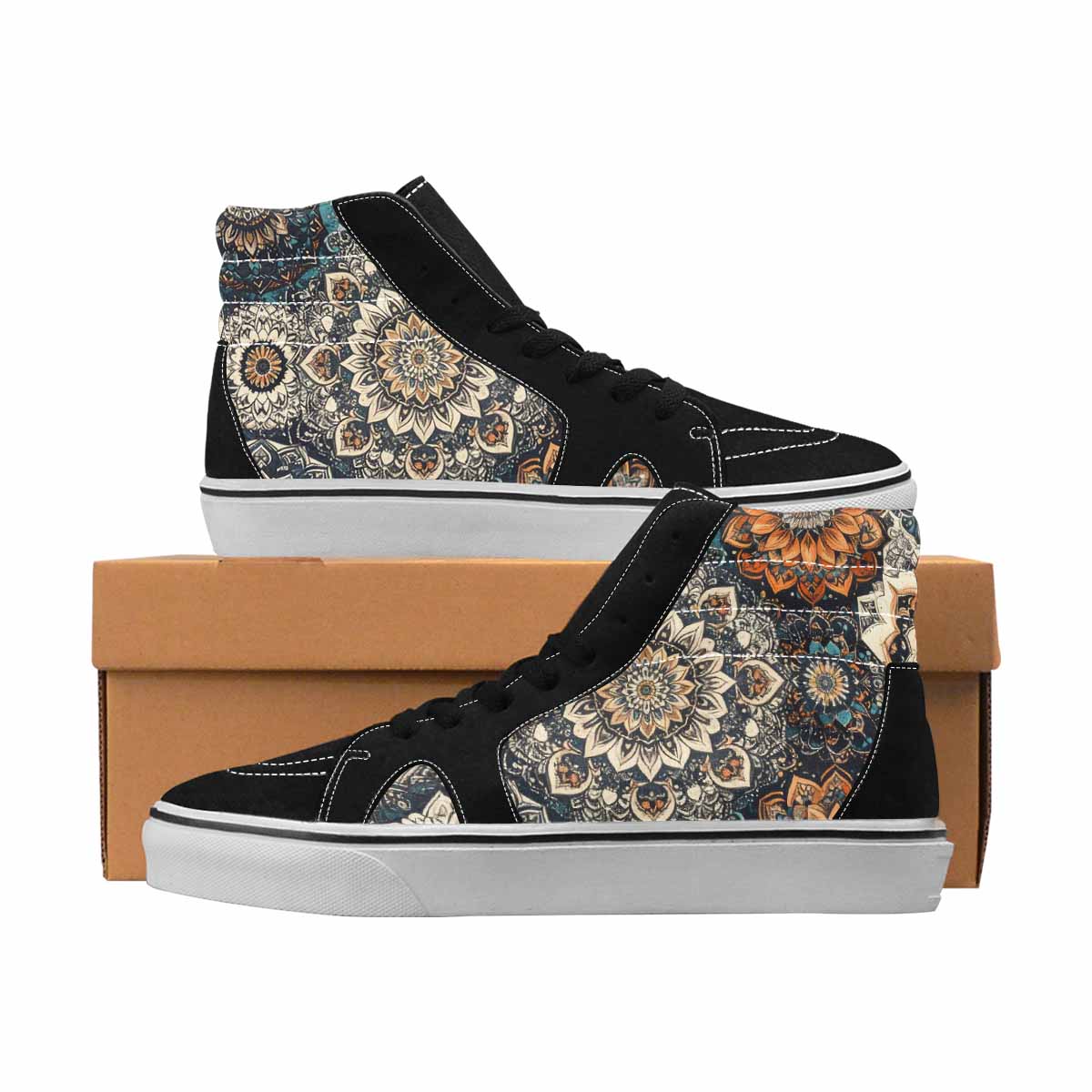 MEN'S Dark Black White Repeat 15 Ferion