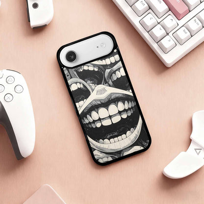 iPhone 17 Air Case — Seamless Repeating Pattern Of Overlapping Cartoon, Custom Printed Phone Case