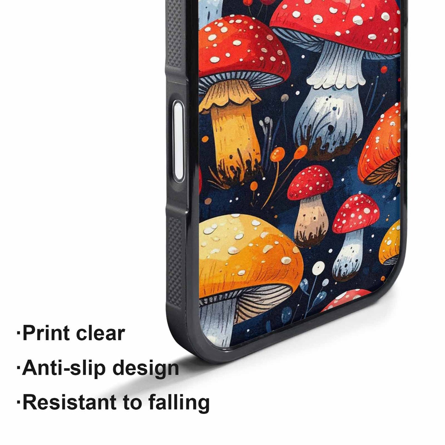 iPhone 17 Pro Max Case — Vivid Winter Mushroom Cartoon Cute, Custom Phone Case
