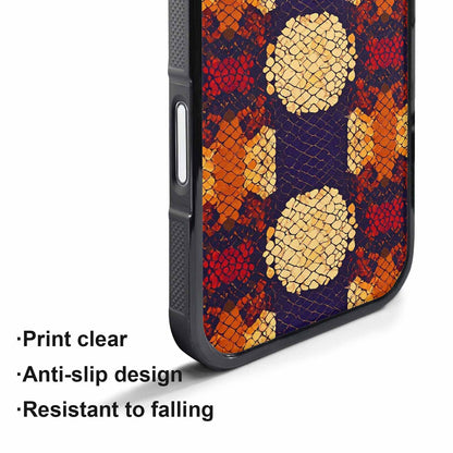 iPhone 17 Pro Max Case — Snake Print Dark Seamless Animal Print, Customized Protective Case