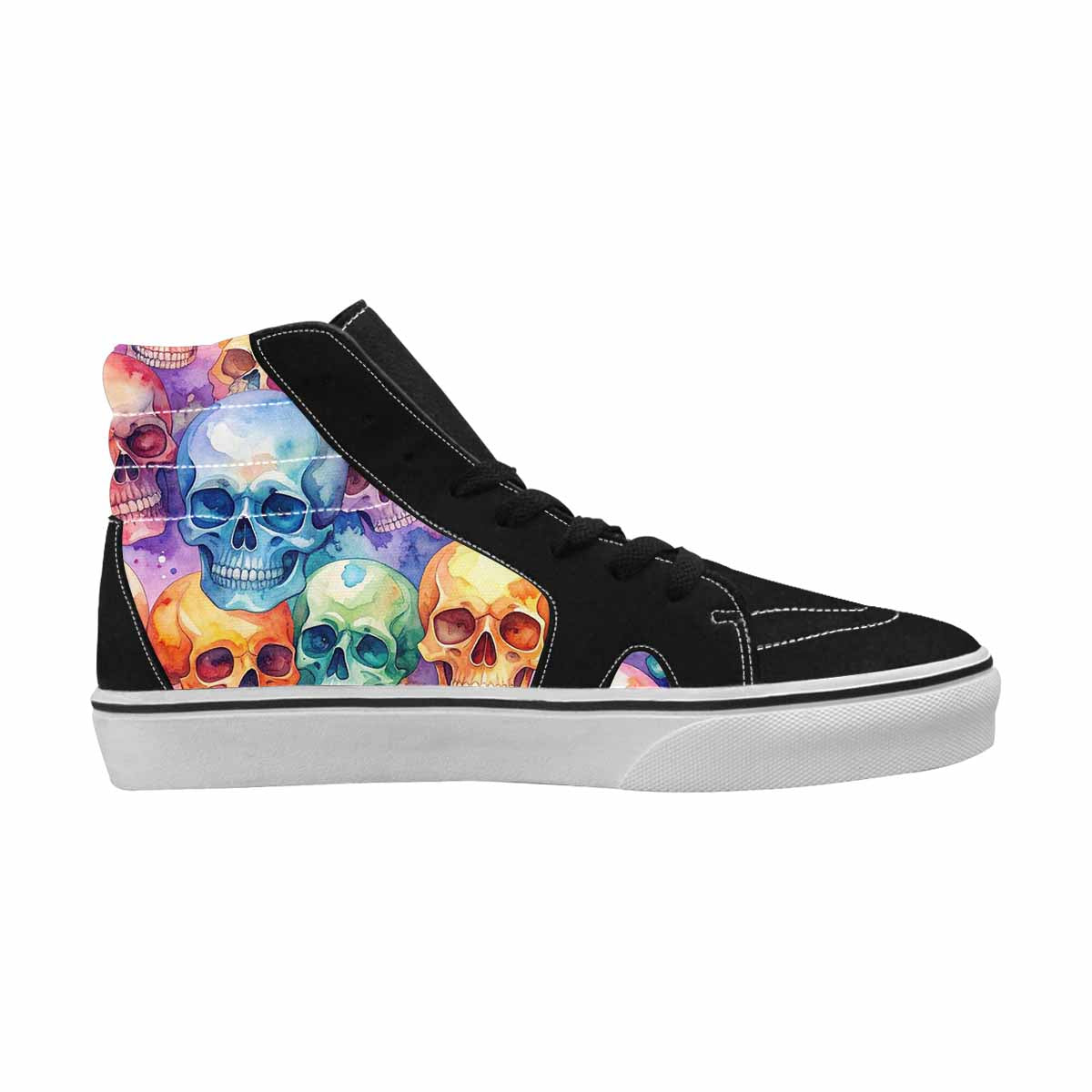 WOMEN'S Kulls - Watercolor High Top Canvas Y2K Sneakers