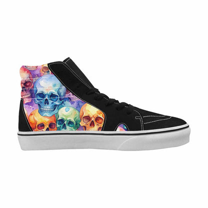 WOMEN'S Kulls - Watercolor High Top Canvas Y2K Sneakers